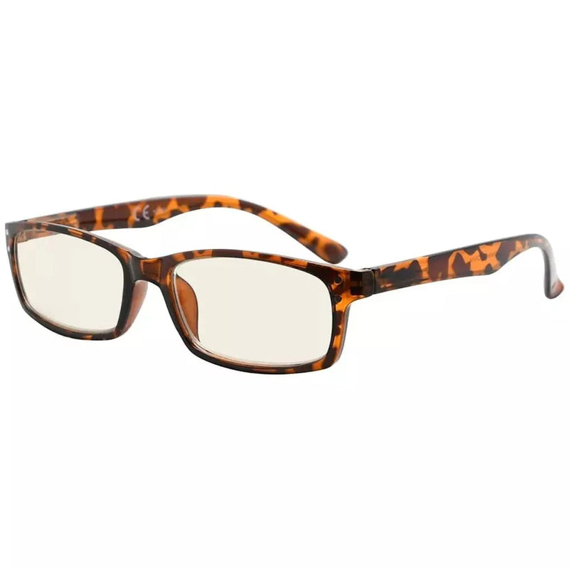 eyekeeper.com Rectangle Blue Light Filter Reading Glasses CG103 Eyeglasses White Smoke Tortoise / without magnification,Tortoise / +0.50,Tortoise / +0.75,Tortoise / +1.00,Tortoise / +1.50,Tortoise / +1.75,Tortoise / +2.00,Tortoise / +2.50,Tortoise / +3.00