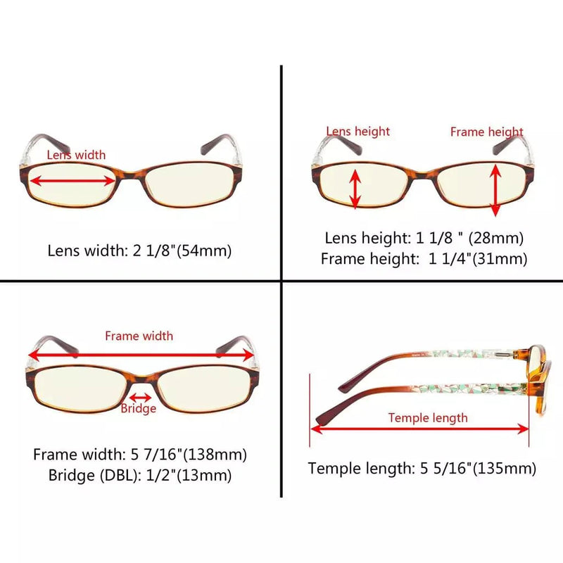 eyekeeper.com Rectangle Blue Light Filter Reading Glasses CG908 Eyeglasses White Smoke Red / without magnification,Red / +0.50,Red / +0.75,Red / +1.00,Red / +1.25,Red / +1.50,Red / +1.75,Red / +2.00,Red / +2.25,Red / +2.50,Red / +2.75,Red / +3.50,Red / +4.00,Purple / without magnification,Purple / +0.50,Purple / +0.75,Purple / +1.00,Purple