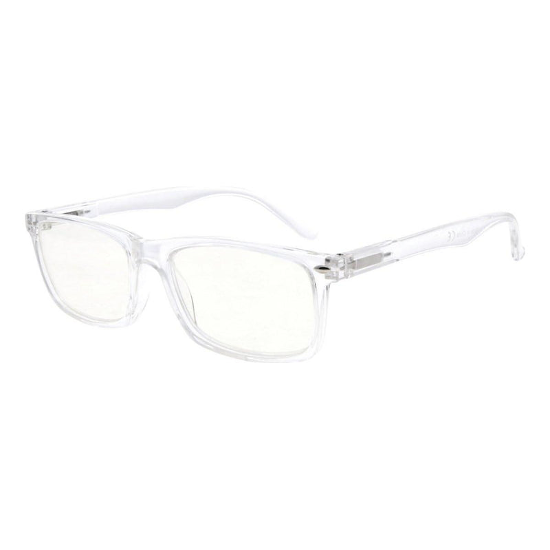 eyekeeper.com Rectangle Computer Reading Glasses CG899 Eyeglasses White Smoke Black / +1.00,Tortoise / without magnification,Tortoise / +0.75,Tortoise / +4.00