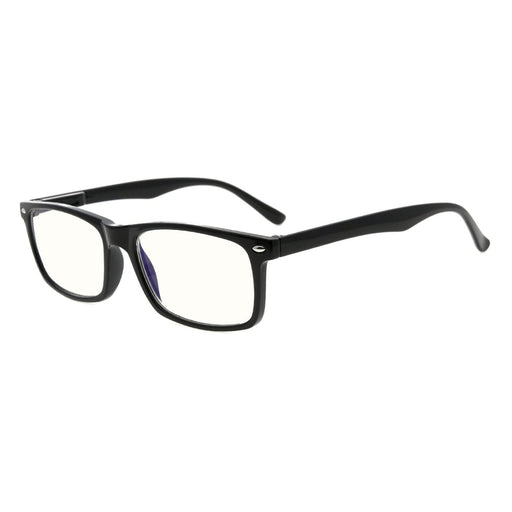eyekeeper.com Rectangle Computer Reading Glasses CG899 Eyeglasses White Smoke Black / +1.00