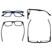 eyekeeper.com Rectangle Computer Reading Glasses CG899 Eyeglasses White Smoke Black / +1.00,Tortoise / without magnification,Tortoise / +0.75,Tortoise / +4.00