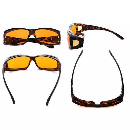 eyekeeper.com Rectangle Fitover Glasses Blue Light Blocking Eyeglasses DSXM1805 Eyeglasses White Smoke Black / without magnification,Red / without magnification,Tortoise / without magnification