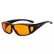 eyekeeper.com Rectangle Fitover Glasses Blue Light Blocking Eyeglasses DSXM1805 Eyeglasses White Smoke Black / without magnification