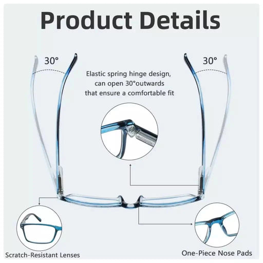 eyekeeper.com Rectangle Reading Glasses Stylish Readers R802-A Eyeglasses Alice Blue Black / +0.50,Black / +0.75,Black / +1.00,Black / +1.25,Black / +1.50,Black / +1.75,Black / +2.00,Black / +2.25,Black / +2.50,Black / +2.75,Black / +3.00,Black / +3.50,Black / +4.00,Blue / +0.50,Blue / +0.75,Blue / +1.00,Blue / +1.25,Blue / +1.50,Blue / +