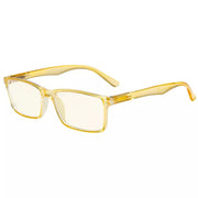 eyekeeper.com Rectangle Stylish Blue Light Filter Reading Glasses UVR802 Eyeglasses Goldenrod Yellow / without magnification,Yellow / +0.50,Yellow / +0.75,Yellow / +1.00,Yellow / +1.25,Yellow / +1.50,Yellow / +1.75,Yellow / +2.00,Yellow / +2.25,Yellow / +2.50,Yellow / +2.75,Yellow / +3.00,Yellow / +3.50,Yellow / +4.00