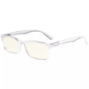 eyekeeper.com Rectangle Stylish Blue Light Filter Reading Glasses UVR802 Eyeglasses White Smoke Clear / without magnification,Clear / +0.50,Clear / +0.75,Clear / +1.00,Clear / +1.25,Clear / +1.50,Clear / +1.75,Clear / +2.00,Clear / +2.25,Clear / +2.50,Clear / +2.75,Clear / +3.00,Clear / +3.50,Clear / +4.00