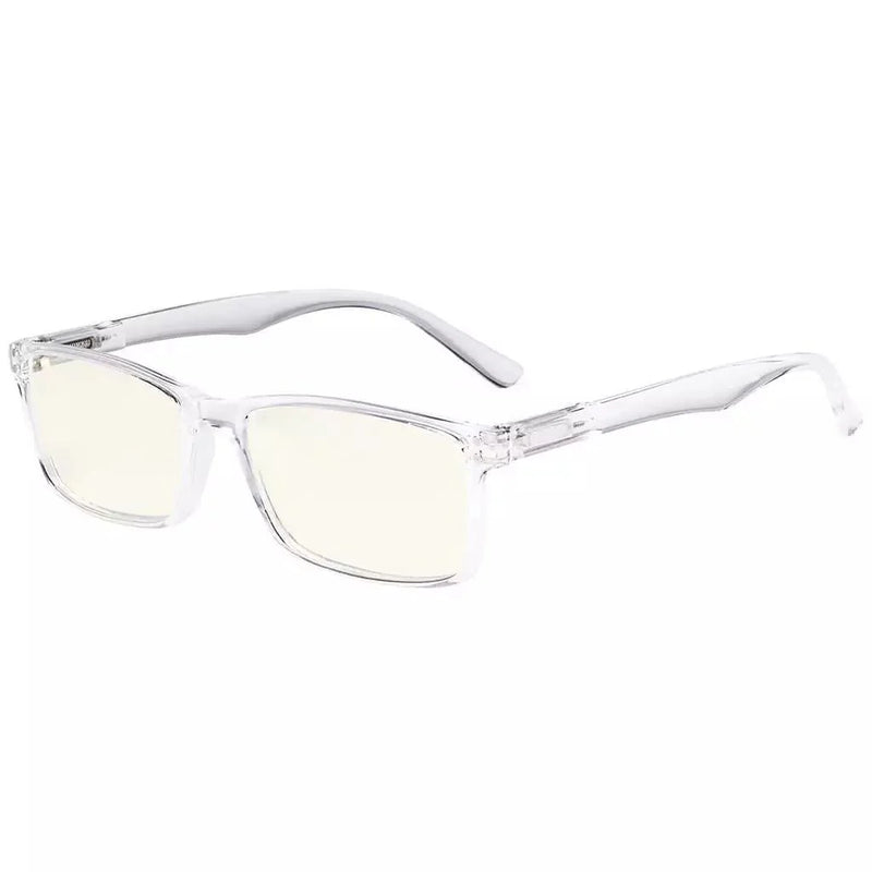 eyekeeper.com Rectangle Stylish Blue Light Filter Reading Glasses UVR802 Eyeglasses White Smoke Clear / without magnification,Clear / +0.50,Clear / +0.75,Clear / +1.00,Clear / +1.25,Clear / +1.50,Clear / +1.75,Clear / +2.00,Clear / +2.25,Clear / +2.50,Clear / +2.75,Clear / +3.00,Clear / +3.50,Clear / +4.00