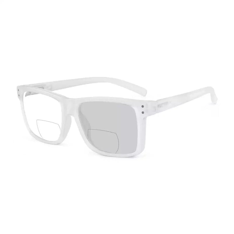 eyekeeper.com Rectangle Transition Photochromic Bifocal Reading Glasses BSBR2142 Eyeglasses White Smoke Clear / +3.00,Clear / +3.50,Clear / +1.00,Clear / +1.50,Clear / +2.00,Clear / +2.50