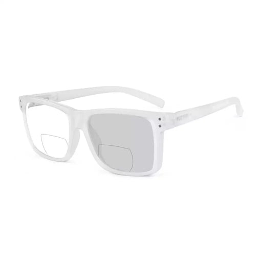 eyekeeper.com Rectangle Transition Photochromic Bifocal Reading Glasses BSBR2142 Eyeglasses White Smoke Clear / +3.00,Clear / +3.50,Clear / +1.00,Clear / +1.50,Clear / +2.00,Clear / +2.50