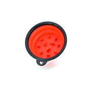 Stirling Soap Co Stirling Soap Co. Collapsible Silicone Shaving Bowl Collection Shaving Bowl Orange Red Red