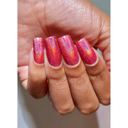 UberChic Beauty Red-y For My Closeup - Holographic Polish Regular Polish Rosy Brown