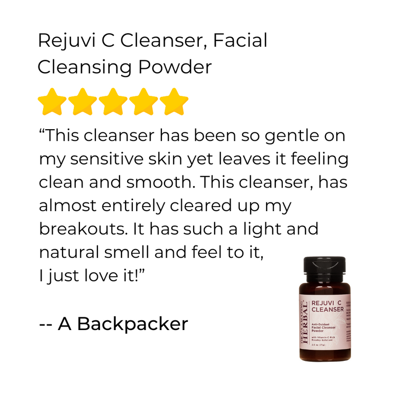 Ora's Amazing Herbal Rejuvi C Cleanser, Facial Cleansing Powder Black Full Size
