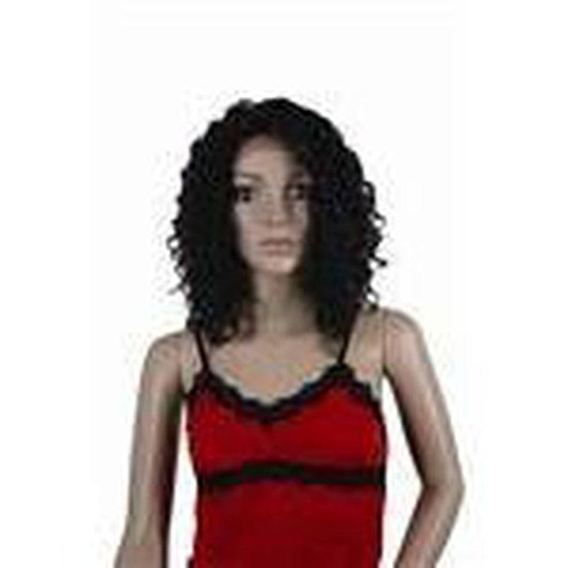 VIP Extensions VIP Remy Human Hair Lace Front Wig '500', Curly, 15" Wig White Smoke 1 - Jet Black,2 - Dark Brown,4 - Medium Brown,F4/27 -  Medium Brown mixed w/ Strawberry Blonde,F4/30 - Brown / Champagne,L27 - Strawberry Blonde,L30 - Light Auburn,L33 - Dark Auburn,L6 - Chestnut Blonde