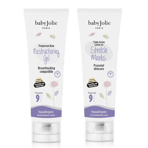 Baby Jolie Paris Restructuring Gel & Stretch Marks Triple Action  | Mom Care Bundle Mom Care > Stretch Mark Cream > Stretch Mark Cream for Pregnancy White Smoke