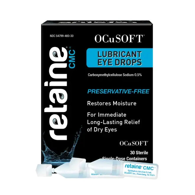 OCuSOFT OCuSOFT Retaine CMC Lubricant Eye Drops 0.01 fl oz (0.4 mL) Eye Drops Black