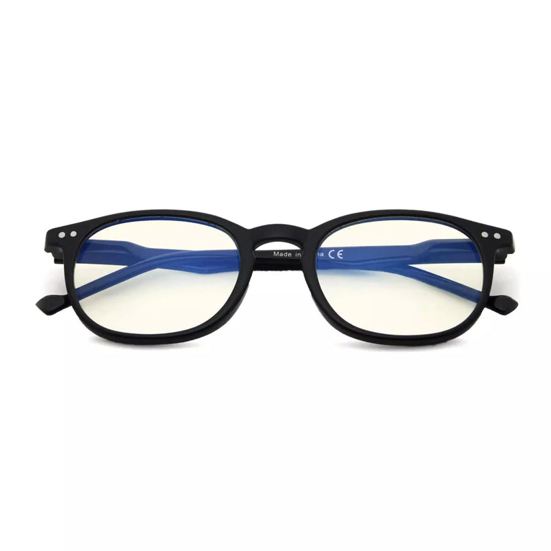 eyekeeper.com Retro Design Blue Light Blocking Reading Glasses 1-UVR065 Eyeglasses White Smoke Black / without magnification,Black / +0.50,Black / +0.75,Black / +1.25,Black / +1.50,Black / +1.75,Black / +2.00,Black / +2.50,Black / +2.75,Black / +3.00,Black / +3.50,Black / +4.00