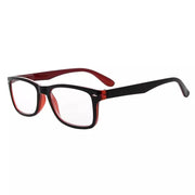 eyekeeper.com Retro Rectangle Reading Glasses Classic Chic Readers R075 Eyeglasses White Smoke Black Red / +0.50,Black Red / +0.75,Black Red / +1.00,Black Red / +1.25,Black Red / +1.50,Black Red / +1.75,Black Red / +2.00,Black Red / +2.25,Black Red / +2.50,Black Red / +2.75,Black Red / +3.00,Black Red / +3.50,Black Red / +4.00