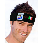 VIP Extensions Retro Soccer Fan Headband, 29 Countries (2010 Games) Hair Accessories White Smoke Italy