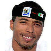 VIP Extensions Retro Soccer Fan Headband, 29 Countries (2010 Games) Hair Accessories White Smoke Algeria
