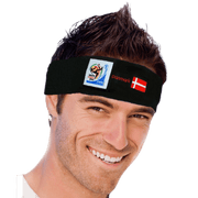 VIP Extensions Retro Soccer Fan Headband, 29 Countries (2010 Games) Hair Accessories Black Denmark
