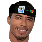 VIP Extensions Retro Soccer Fan Headband, 29 Countries (2010 Games) Hair Accessories Black Cameroon