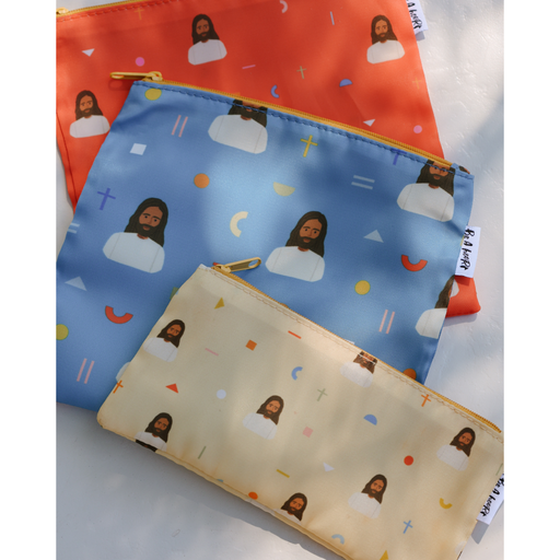 Be A Heart Jesus Reusable Snack Bags snack bags Rosy Brown
