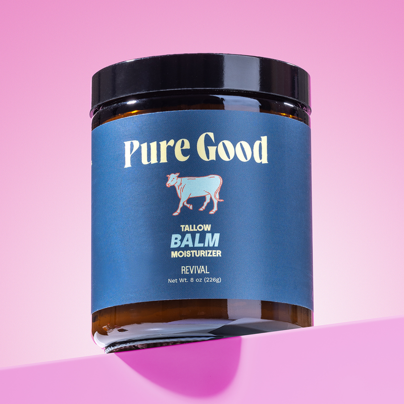 Pure Good LLC Revival - Tallow Balm Moisturizer Tallow Balm Misty Rose 4 oz,8 oz
