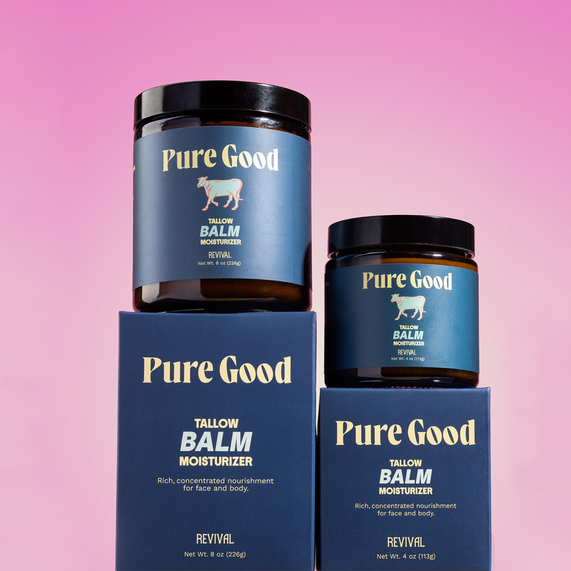 Pure Good LLC Revival - Tallow Balm Moisturizer Tallow Balm Thistle 4 oz,8 oz