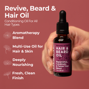 Ora's Amazing Herbal Revive, Beard and Hair Oil Sienna