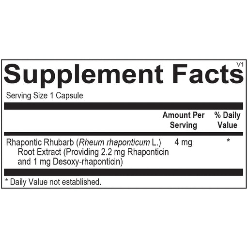 Rhubestryn Rhubestryn Menopause Symptom Relief - 30 Capsules Menopause Symptom Relief Black