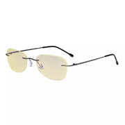 eyekeeper.com Rimless Blue Light Blocking Reading Glasses TMWK9907B Eyeglasses White Smoke Gunmetal / without magnification,Gunmetal / +0.50,Gunmetal / +1.00,Gunmetal / +1.25,Gunmetal / +1.50,Gunmetal / +1.75,Gunmetal / +2.00,Gunmetal / +2.50,Gunmetal / +3.00,Gunmetal / +3.50