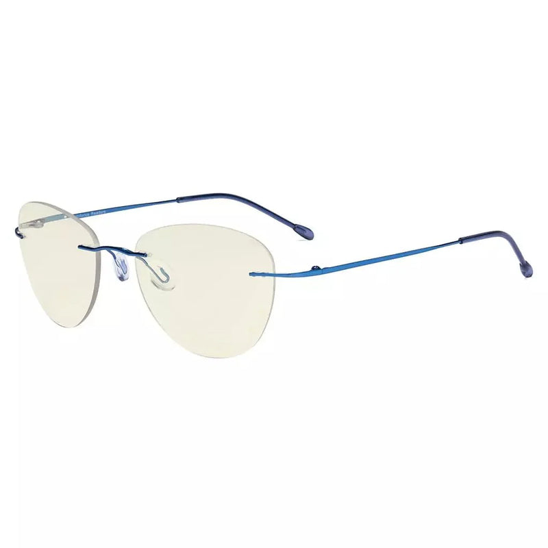 eyekeeper.com Rimless Pilot Progressive Multifocus Reading Glasses MWK9901B Eyeglasses White Smoke Black / +1.00,Black / +1.25,Black / +1.50,Black / +1.75,Black / +2.00,Black / +2.25,Black / +2.50,Black / +3.00,Black / +3.50,Gold / +1.00,Gold / +1.25,Gold / +3.00,Gold / +3.50,Gunmetal / +1.00,Gunmetal / +1.25,Gunmetal / +1.50,Gunmetal / +1.75,Gunmetal