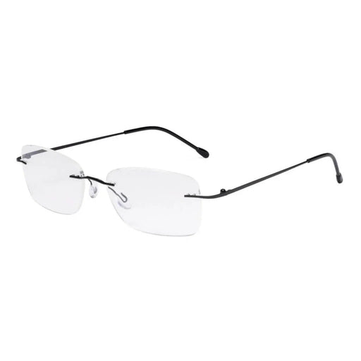 eyekeeper.com Rimless Reading Glasses RWK9905 Eyeglasses White Smoke Black / +1.00,Black / +1.25,Black / +3.00,Black / +3.50
