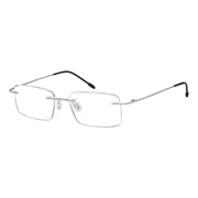 eyekeeper.com Rimless Spectacle Rectangle Reading Glasses RWK9904 Eyeglasses White Smoke Silver / without magnification,Silver / +0.50,Silver / +1.00,Silver / +1.25,Silver / +1.50,Silver / +1.75,Silver / +2.00,Silver / +2.25,Silver / +2.50,Silver / +3.00,Silver / +3.50
