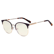 eyekeeper.com Rimmed Design Blue Light Filter Eyeglasses LX19001-BB40 Eyeglasses Antique White Gold Tortoise / without magnification