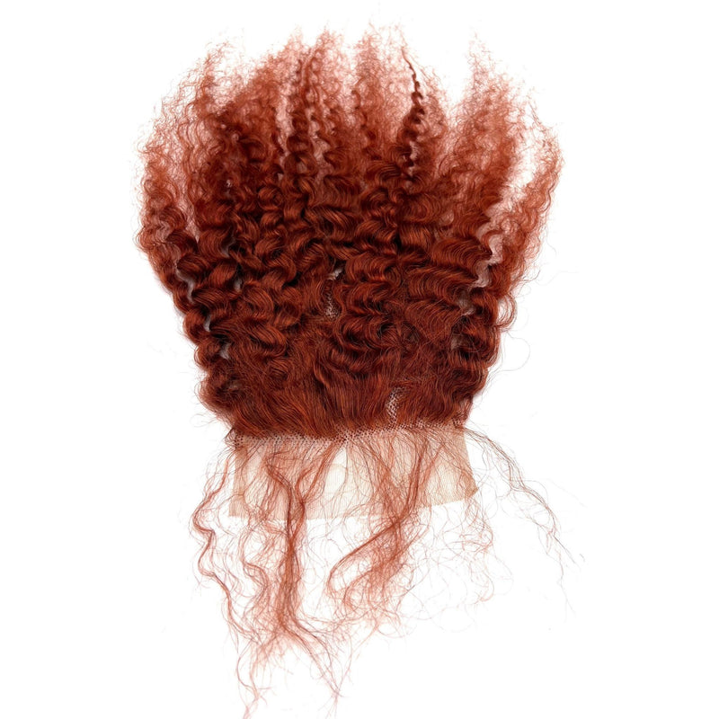 VIP Extensions RIO Bohemian Closure 4x4, Ginger Frontals & Closures White Smoke 12''