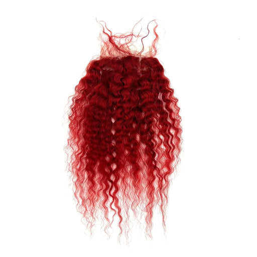VIP Extensions RIO Bohemian Closure 4x4, Red Frontals & Closures White Smoke 12'',14''