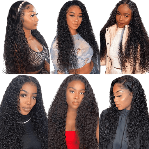 VIP Extensions RIO Bohemian Front Lace Wig, Natural Black Wig Dark Slate Gray 14'',16,18'',22,24,26