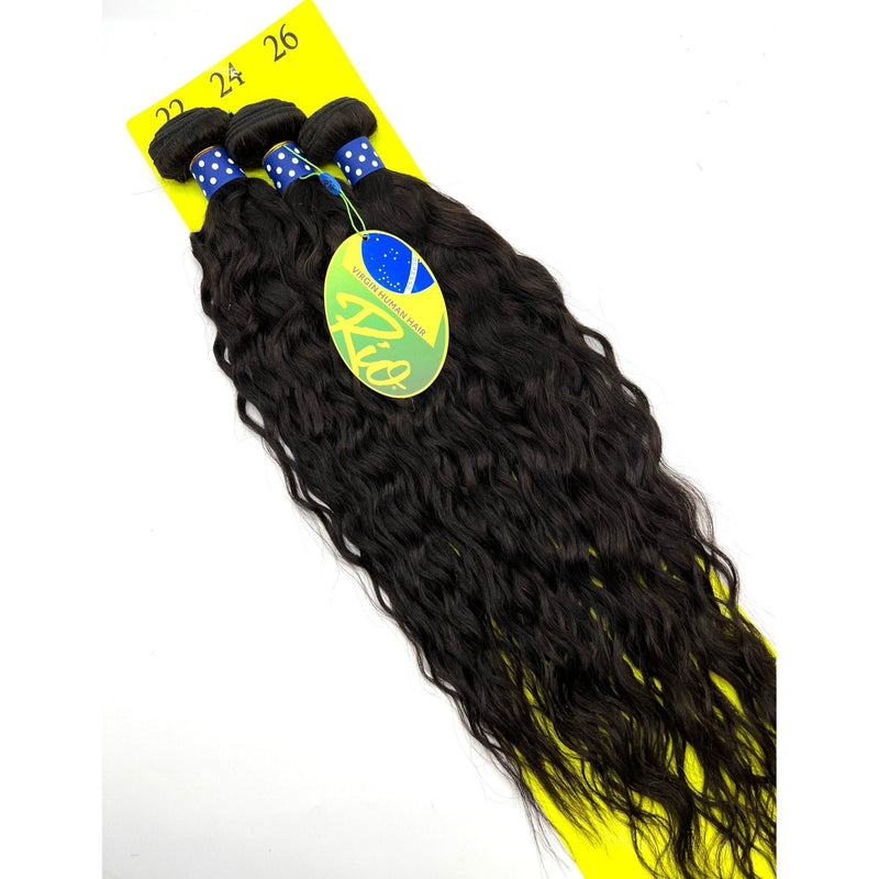 VIP Extensions Rio Egyptian Ocean 100% Human Hair Bundles Hair Extension White Smoke 22: 24" 26"