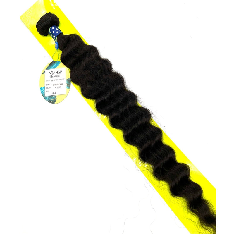 VIP Extensions Rio Malaysian Wave 100% Virgin Remy Human Hair Bundles Hair Extension White Smoke 32"