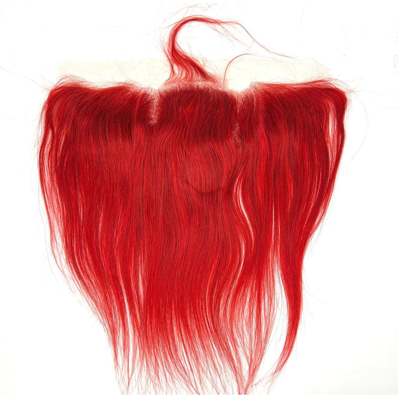 VIP Extensions RIO Straight Frontal Ear to Ear 13x4, Red Frontals & Closures White Smoke 12''