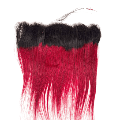 VIP Extensions RIO Straight Frontal Ear to Ear 13x4, Wine Frontals & Closures White Smoke 12''