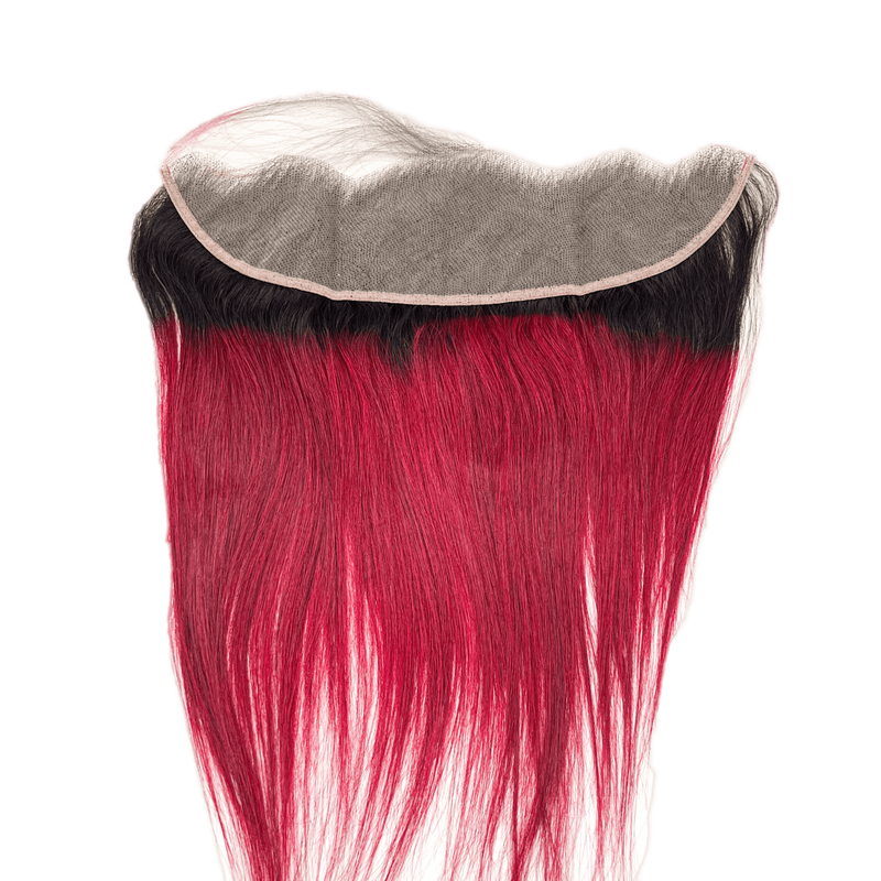 VIP Extensions RIO Straight Frontal Ear to Ear 13x4, Wine Frontals & Closures White Smoke 12''