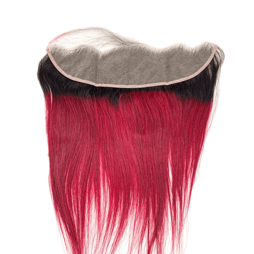 VIP Extensions RIO Straight Frontal Ear to Ear 13x4, Wine Frontals & Closures White Smoke 12''