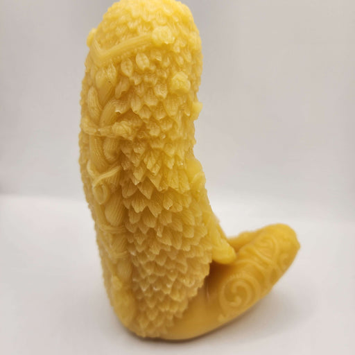 SAVAGE BEE-CHES® Mother Earth Beeswax Candle – 9.6 oz Gray