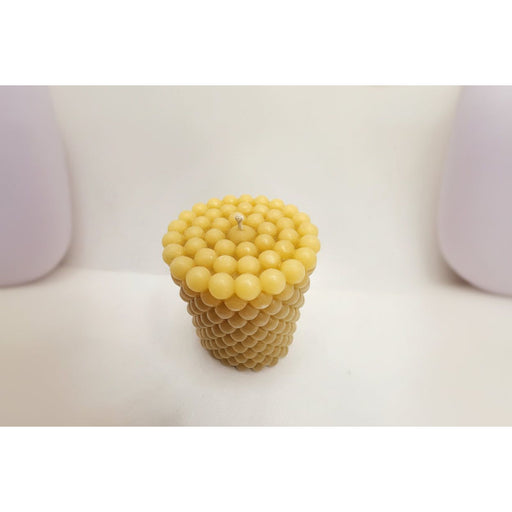 SAVAGE BEE-CHES® Bubbly Beeswax Candle Light Gray