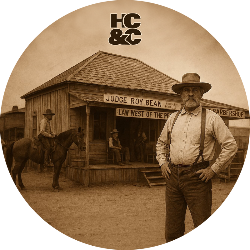 Hendrix Classics & Co HC&C Judge Roy Bean Barbershop Shaving Collection Shaving Kit Black Shave Soap 4 oz