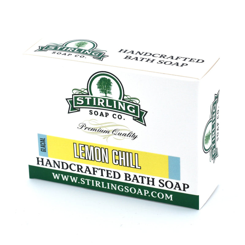 Stirling Soap Co Stirling Soap Co. Lemon Chill Bath Soap 5.5 Oz Bar soap White Smoke