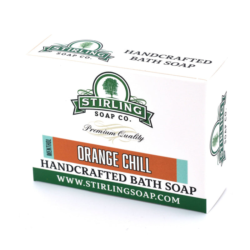 Stirling Soap Co Stirling Soap Co. Orange Chill Bath Soap 5.5 Oz Bar Soap White Smoke
