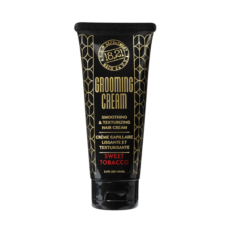 18.21 Man Made 18.21 Sweet Tobacco Smoothing & Texturizing Hair Cream 3.4 oz Hair Styling Products White Smoke